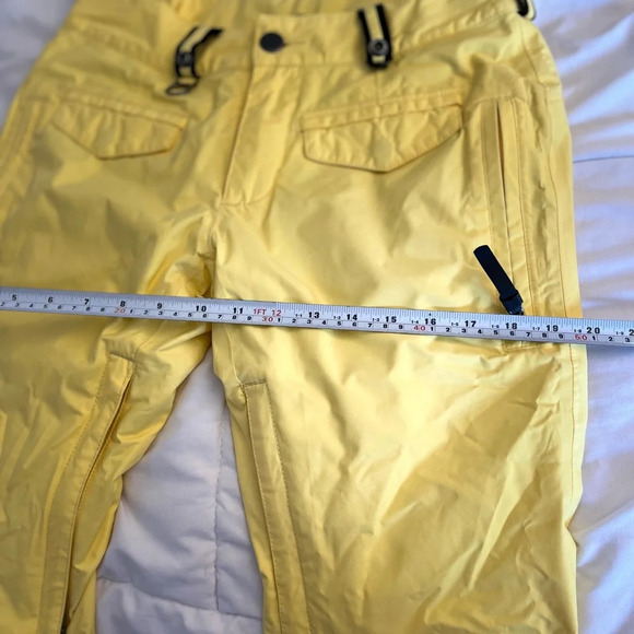 BONFIRE Snowboard pants. Yellow, size small - Picture 11 of 13